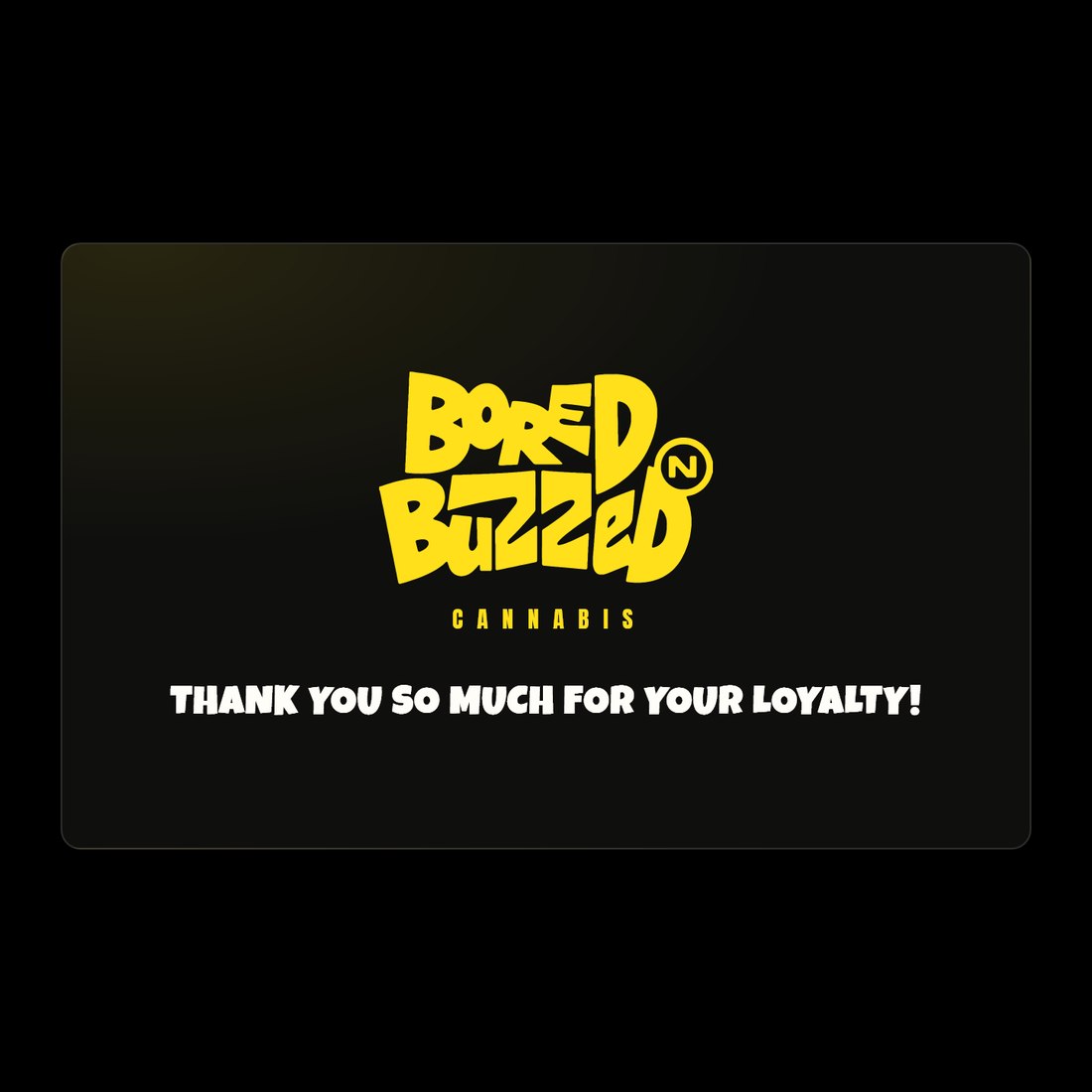 Kiosk thank-you screen